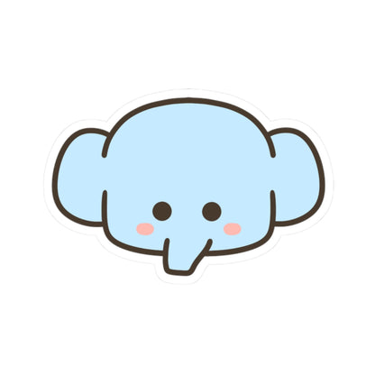 呆萌小象防水貼紙