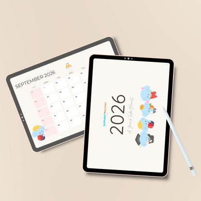 Gululu 2026 電子手帳｜和小象工廠一起的 365 天